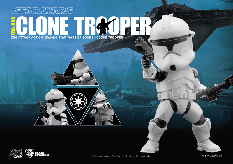 Star Wars: Egg Attack Action EAA-006 Clone Trooper (Attack of the Clones)
