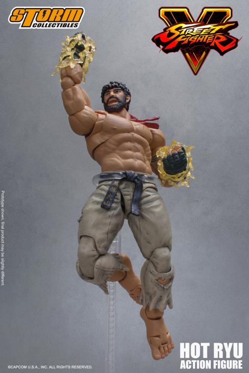Street Fighter: Hot Ryu Action Figure SDCC 2017 Exclusive New Storm Collectibles