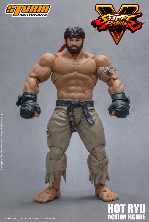 Street Fighter: Hot Ryu Action Figure SDCC 2017 Exclusive New Storm Collectibles