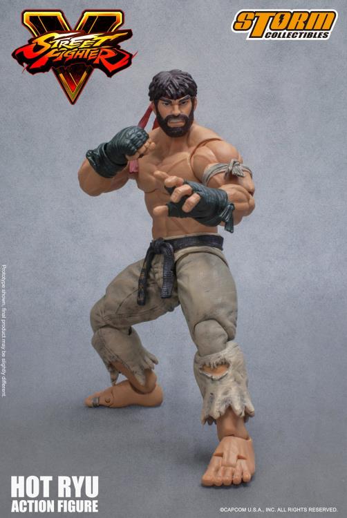 Street Fighter: Hot Ryu Action Figure SDCC 2017 Exclusive New Storm Collectibles