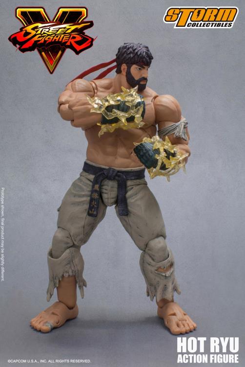 Street Fighter: Hot Ryu Action Figure SDCC 2017 Exclusive New Storm Collectibles