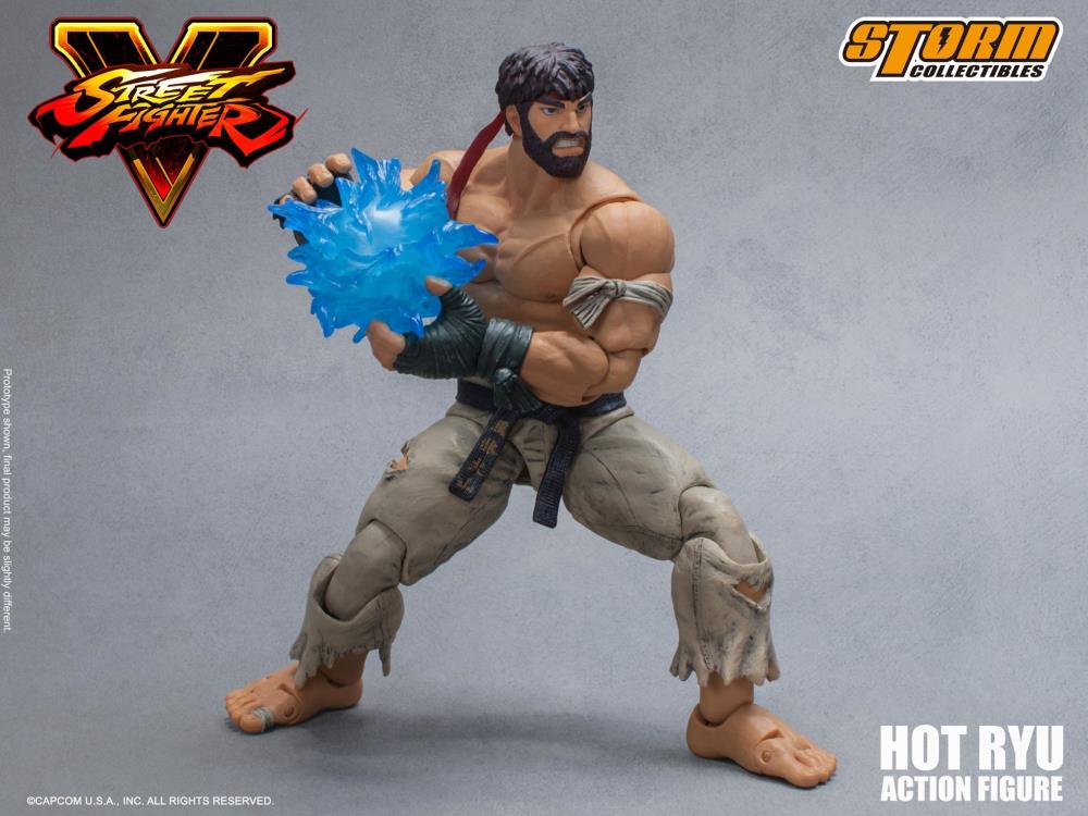 Street Fighter: Hot Ryu Action Figure SDCC 2017 Exclusive New Storm Collectibles